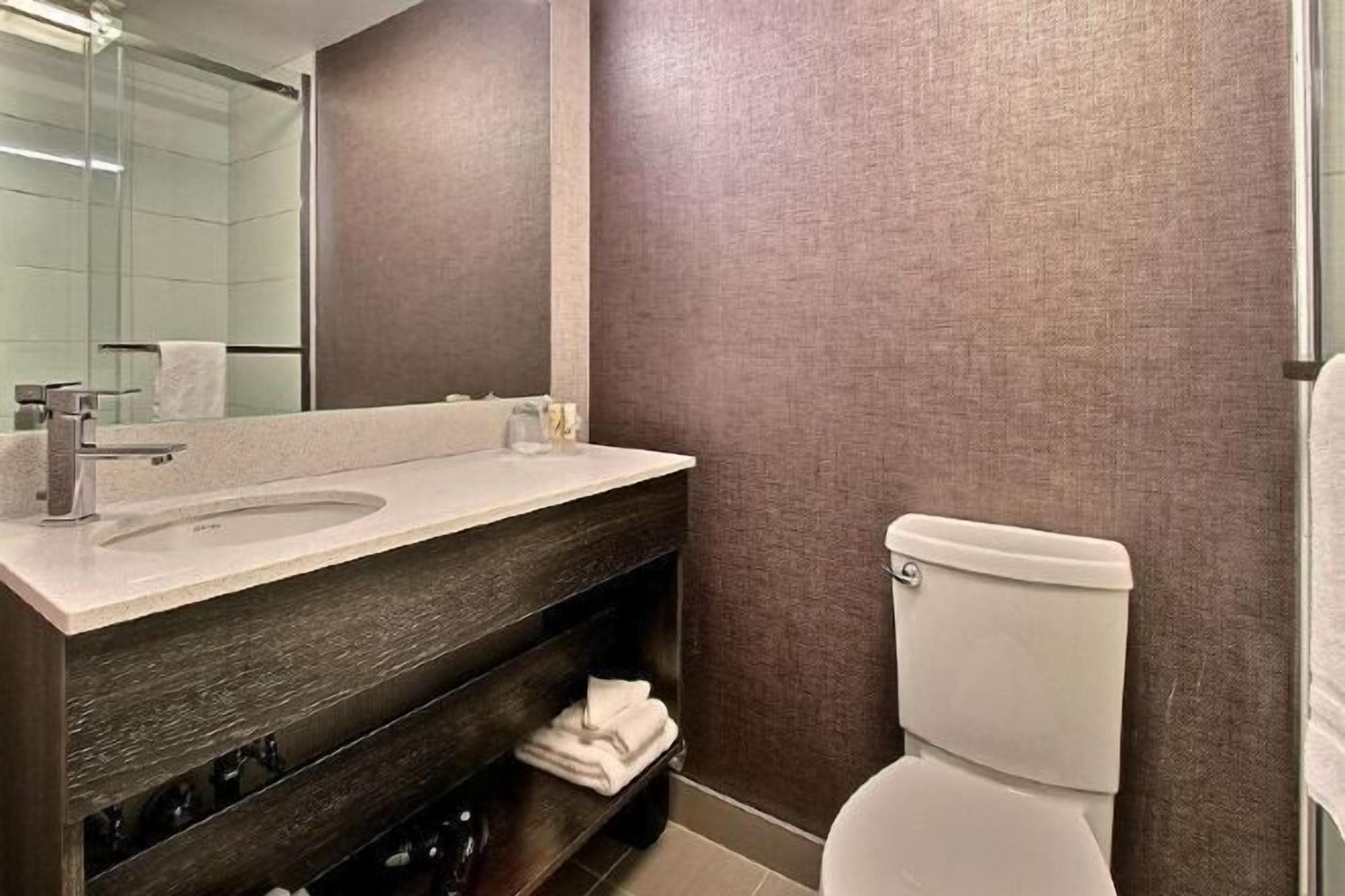Bathroom | Eco-friendly toiletries, hair dryer, towels, soap