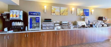 Gratis morgenmadsbuffet hver dag