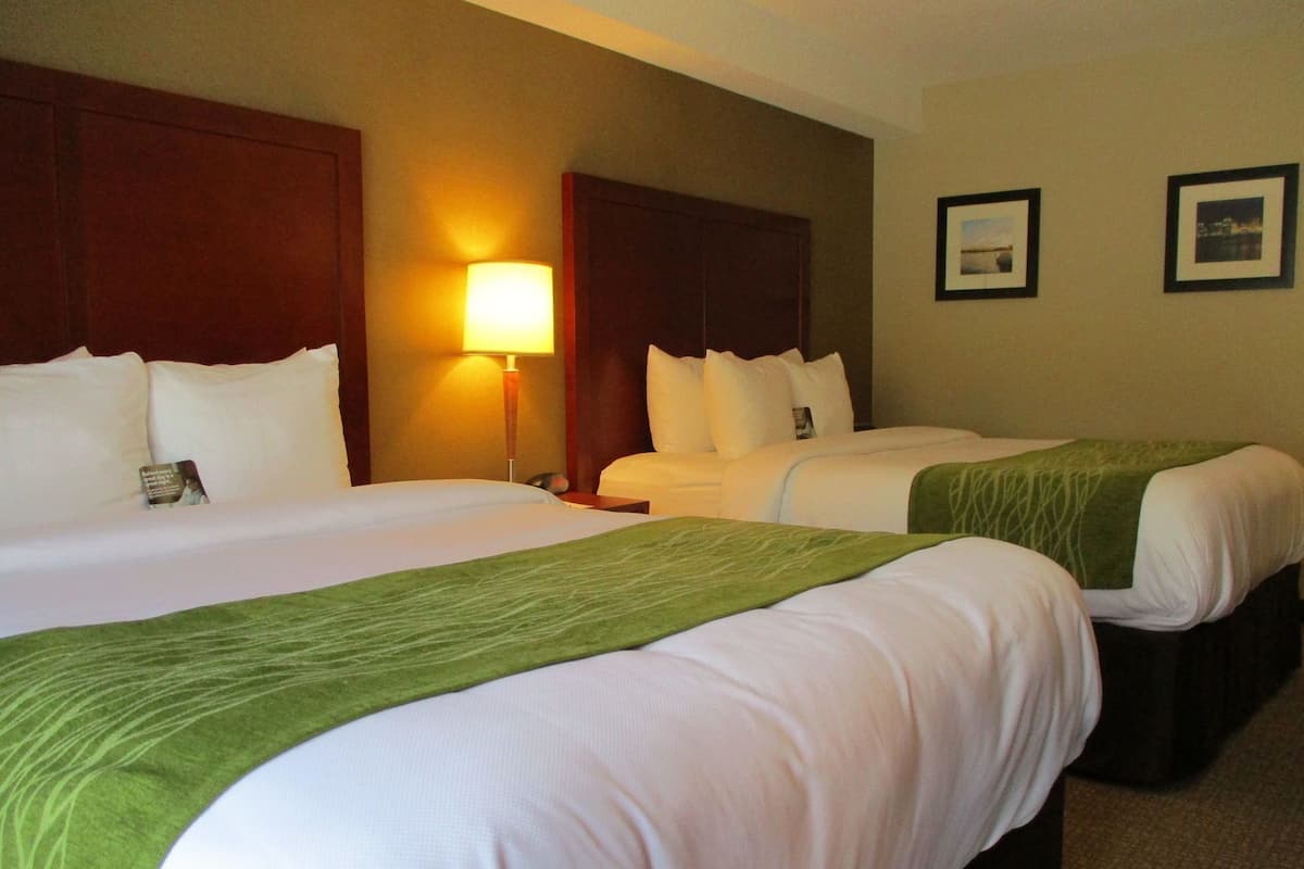 Premium bedding, individually furnished, desk, laptop workspace