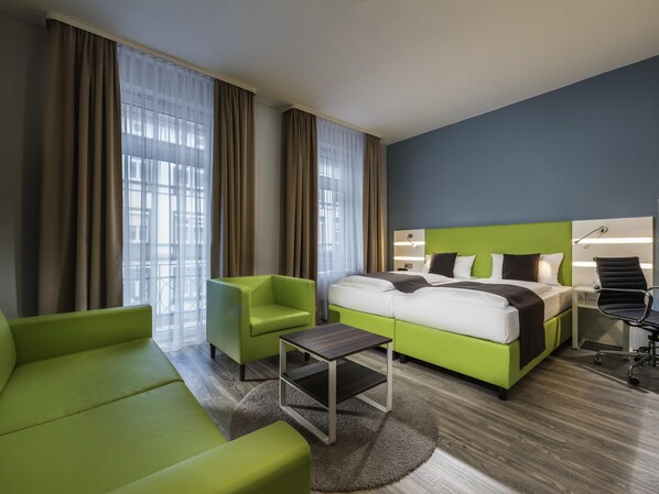 Family Room, Multiple Beds (Superior) | Premium bedding, in-room safe, desk, blackout drapes