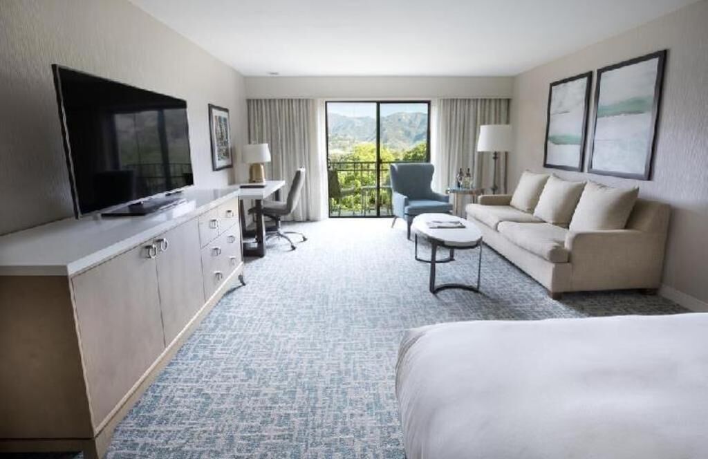 Premium bedding, down comforters, in-room safe, desk