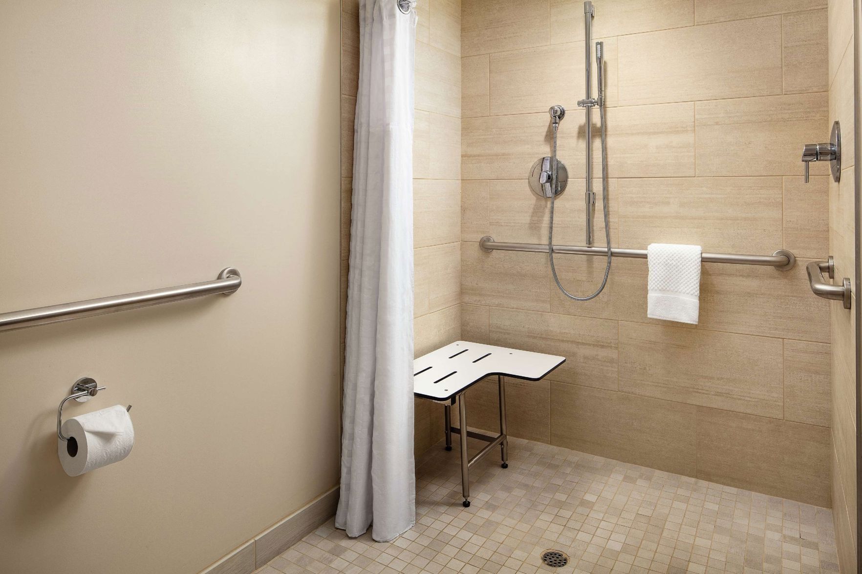 Bathroom | Designer toiletries, hair dryer, towels