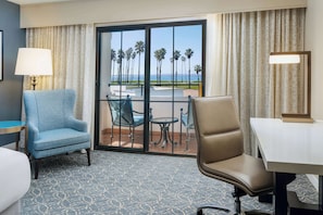 Premium bedding, down comforters, in-room safe, desk