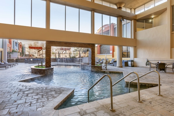 Indoor pool, outdoor pool