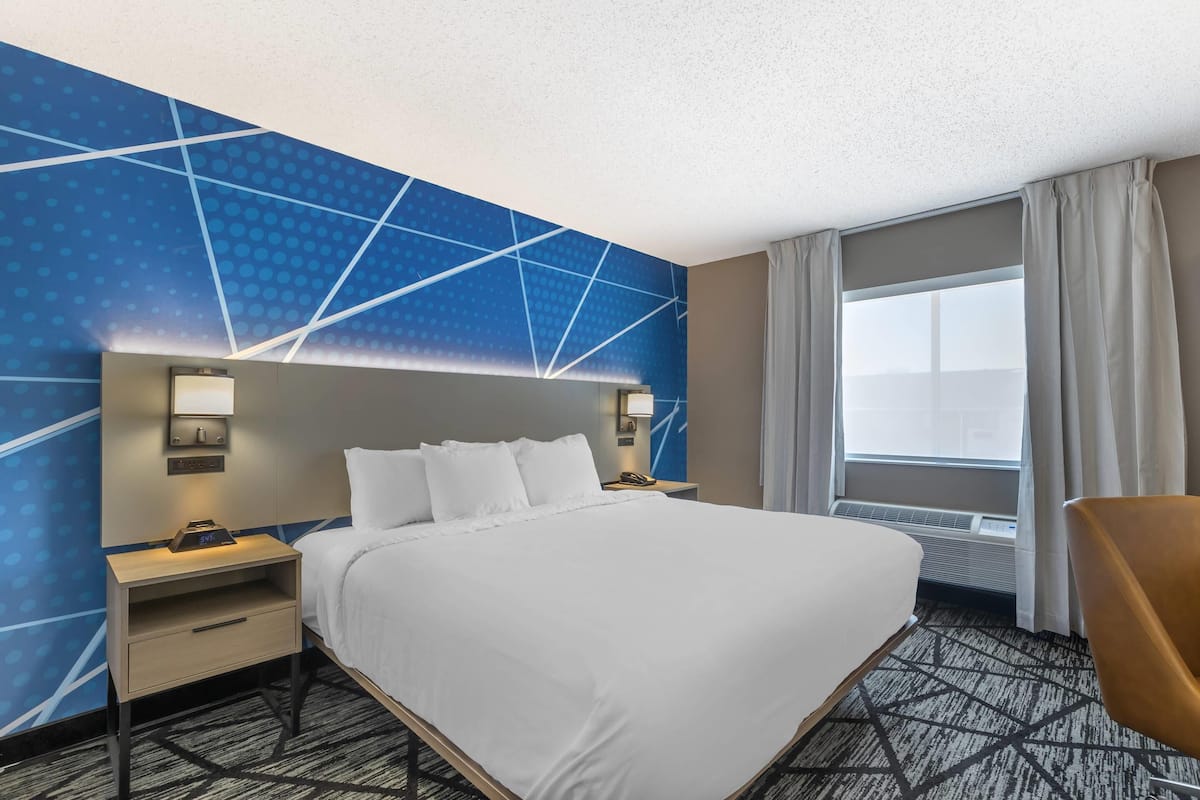 Standard Room, 1 King Bed, Non Smoking | Premium bedding, down comforters, desk, blackout drapes