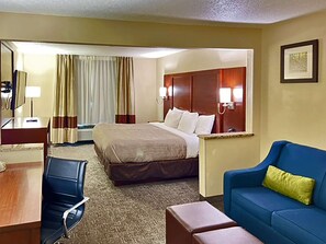 Suite, 1 King Bed with Sofa bed, Non Smoking | Premium bedding, pillowtop beds, in-room safe, desk