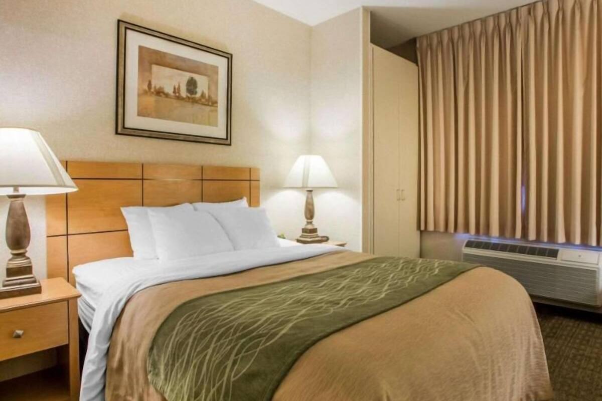 Premium bedding, pillow-top beds, in-room safe, desk