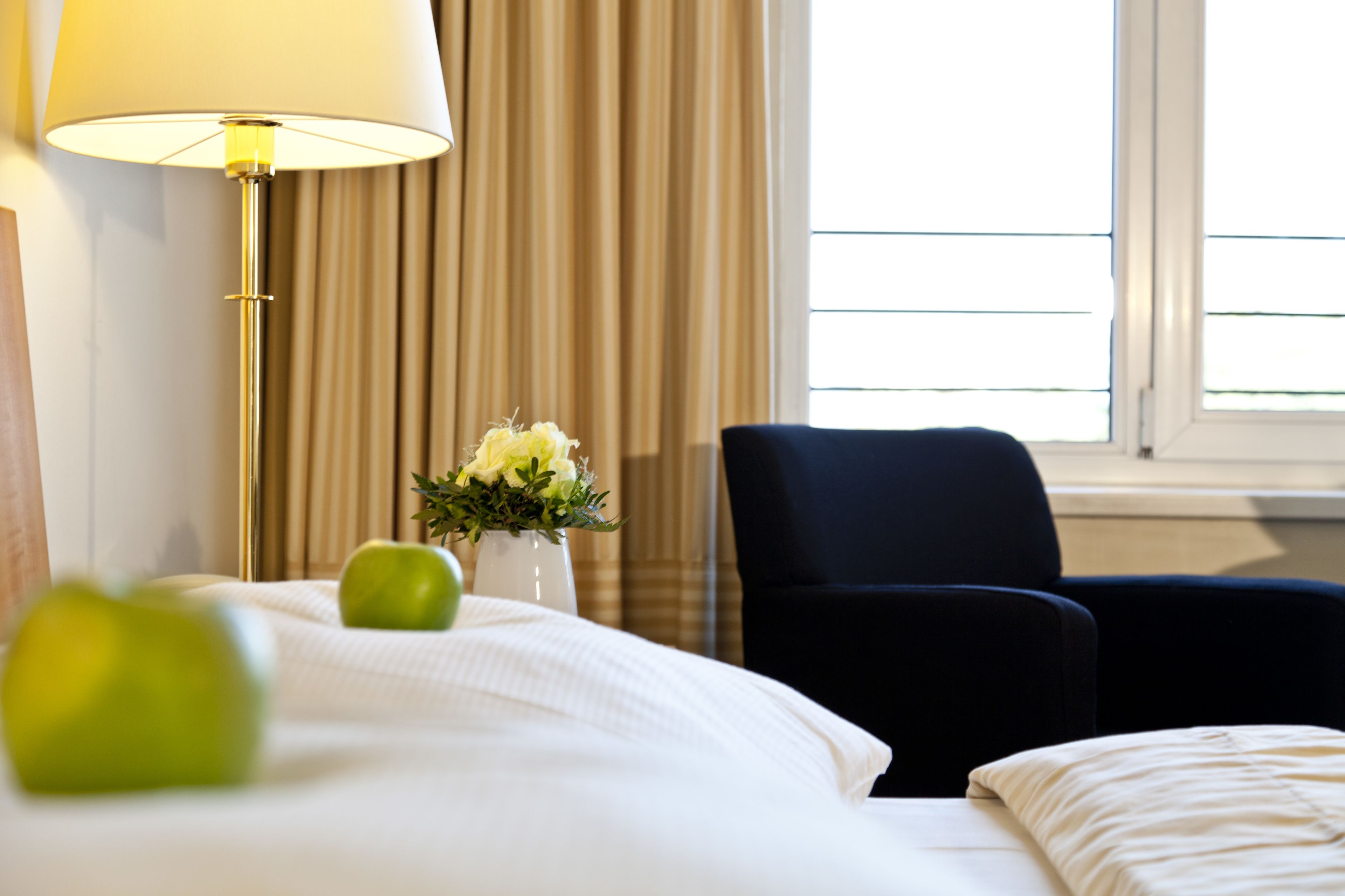 superior double room | hypo-allergenic bedding, in-room safe, desk, blackout curtains