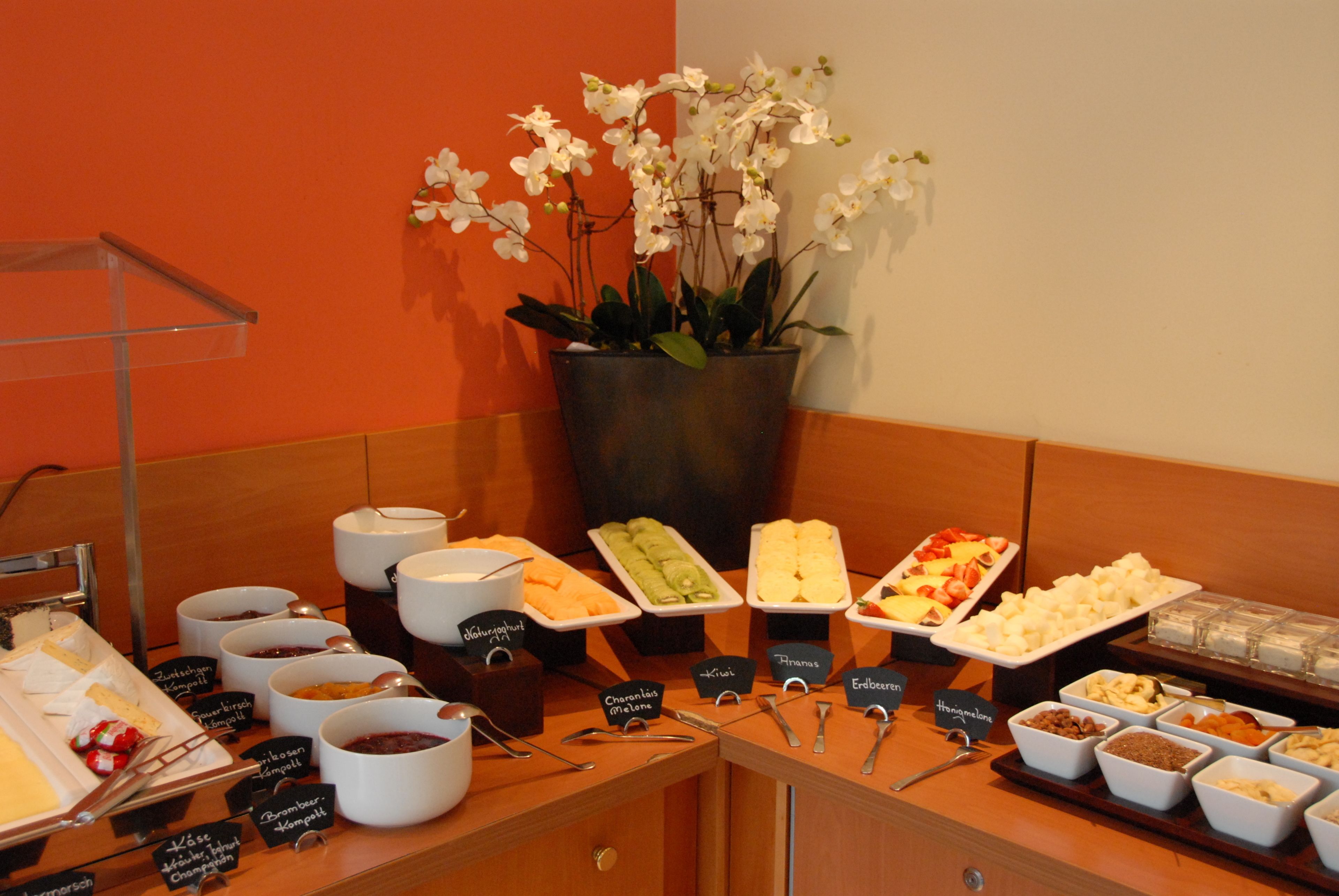 daily buffet breakfast (eur 17 per person)