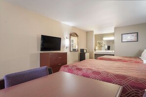 Standard Room, 2 Queen Beds, Non Smoking | Desk, iron/ironing board, cribs/infant beds, rollaway beds