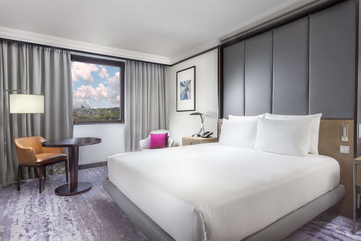 In-room safe, laptop workspace, blackout curtains, soundproofing