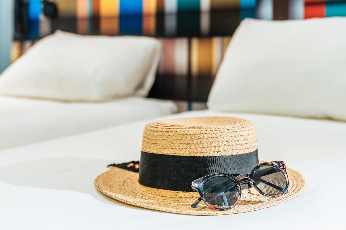 Desk, blackout curtains, soundproofing, iron/ironing board