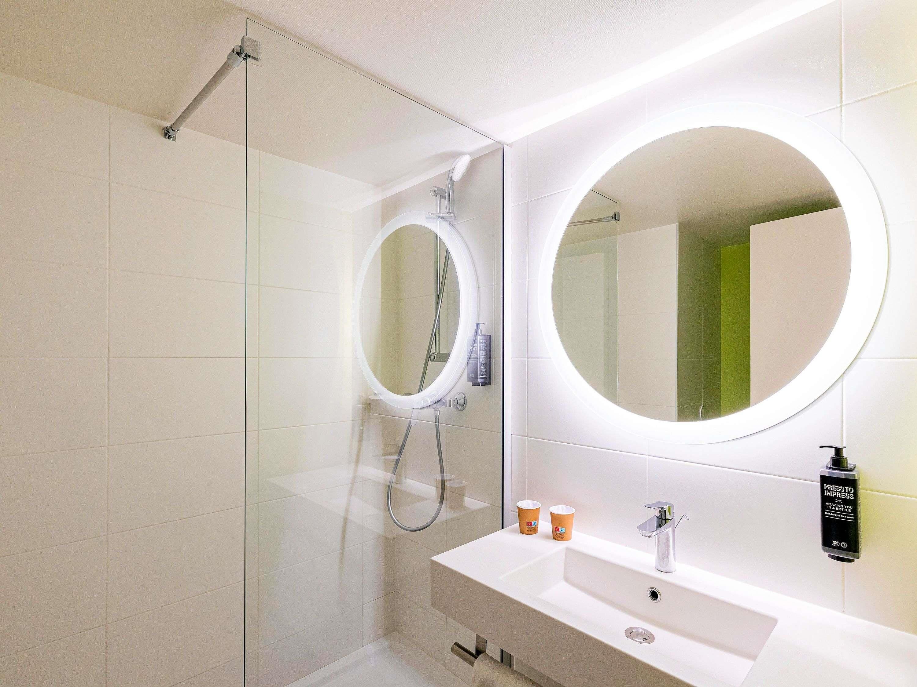 Desk, blackout drapes, soundproofing, iron/ironing board