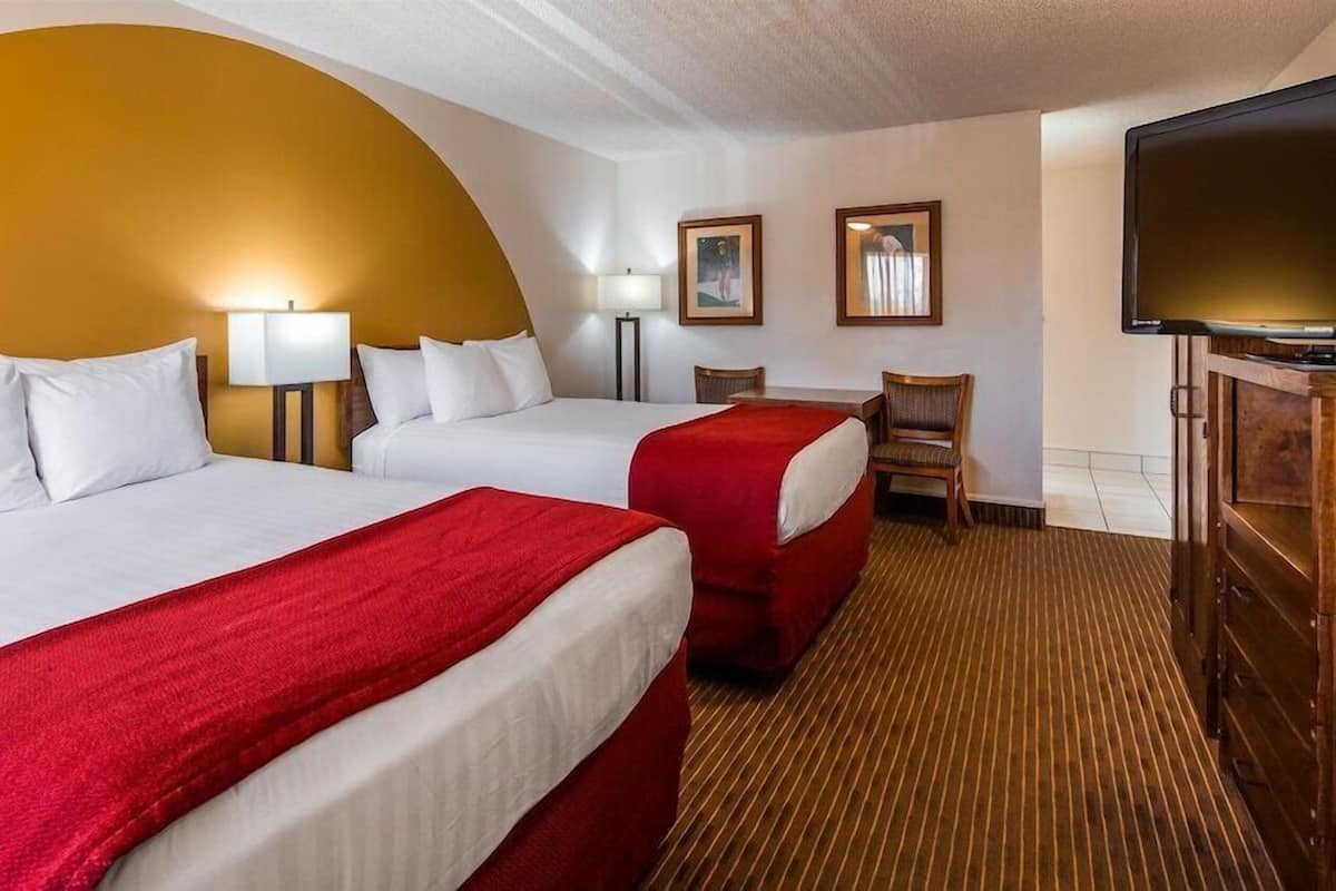 Blackout drapes, iron/ironing board, free WiFi, bed sheets