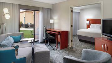 Suíte, 1 cama King e sofá-cama | Roupas de cama premium