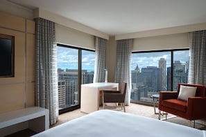 Premium bedding, down duvets, pillow-top beds, in-room safe