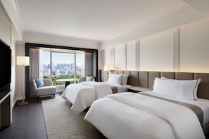Chambre Deluxe, 2 lits doubles, non-fumeurs | Literie de qualité supérieure, minibar, coffres-forts dans les chambres
