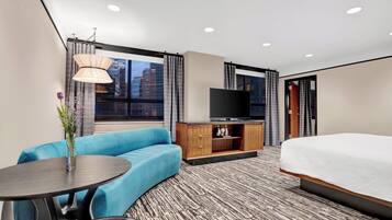 Suite, 1 Bedroom, City View | Premium bedding, pillowtop beds, desk, laptop workspace