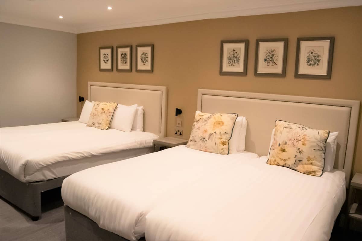 Quadruple Room, 2 Double Beds (lower ground floor)