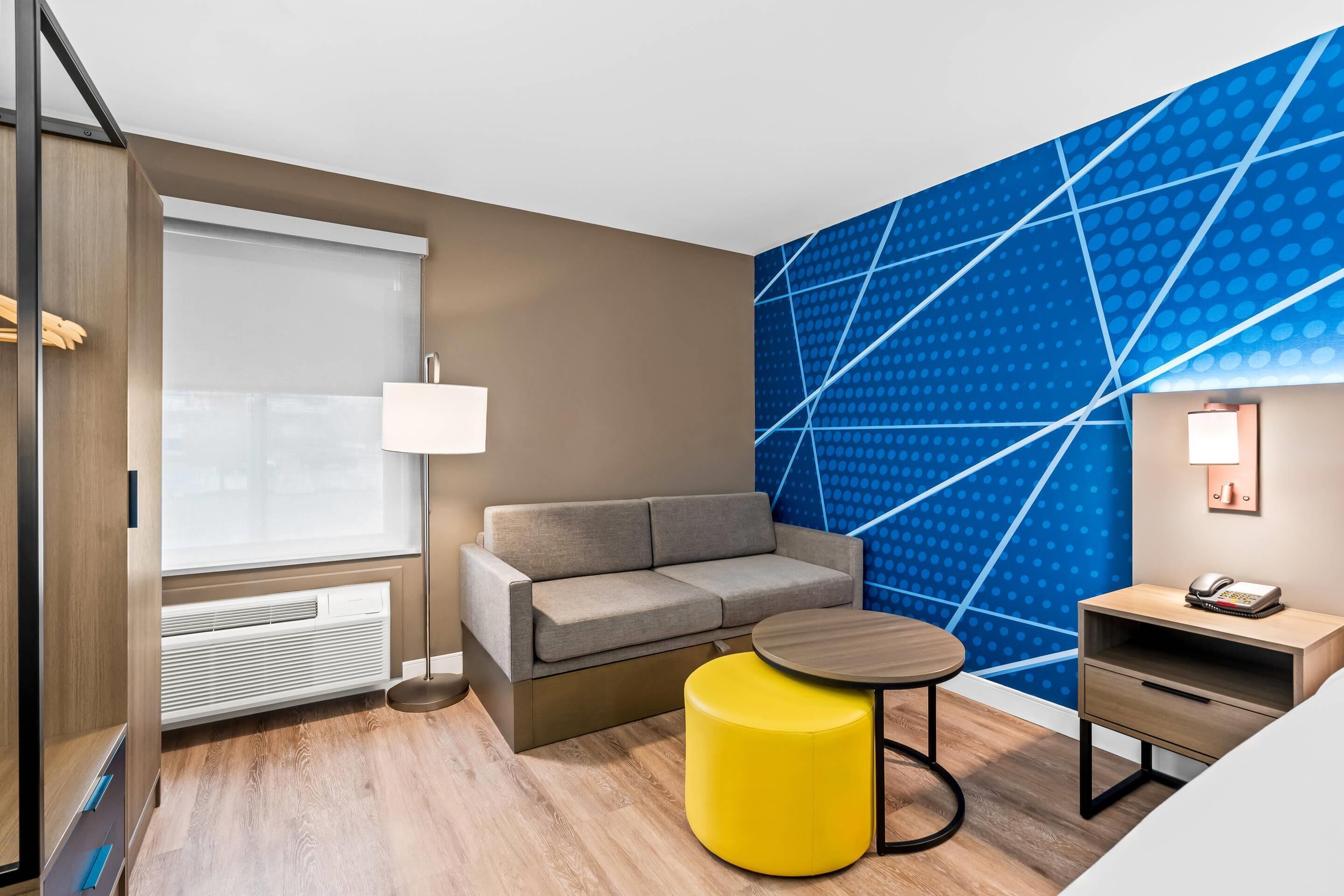 Suite, 1 King Bed, Non Smoking | Desk, blackout drapes, iron/ironing board, free cribs/infant beds