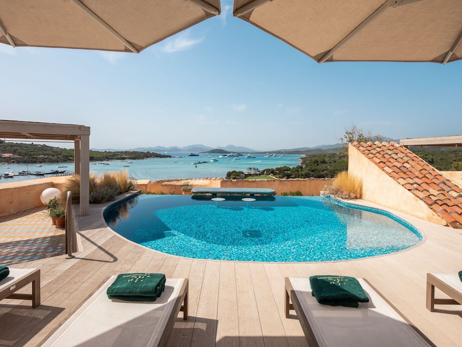 Phòng Suite, nhiều giường, quang cảnh vịnh (Harrods Suite) | Bộ trải giường bằng vải Frette của Ý, bộ đồ giường cao cấp, minibar