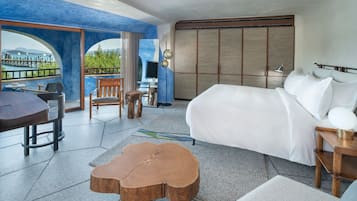 Premium Room, 1 King Bed, Sea View (Design, Original Wing) | 1 bedroom, Frette Italian sheets, premium bedding, minibar