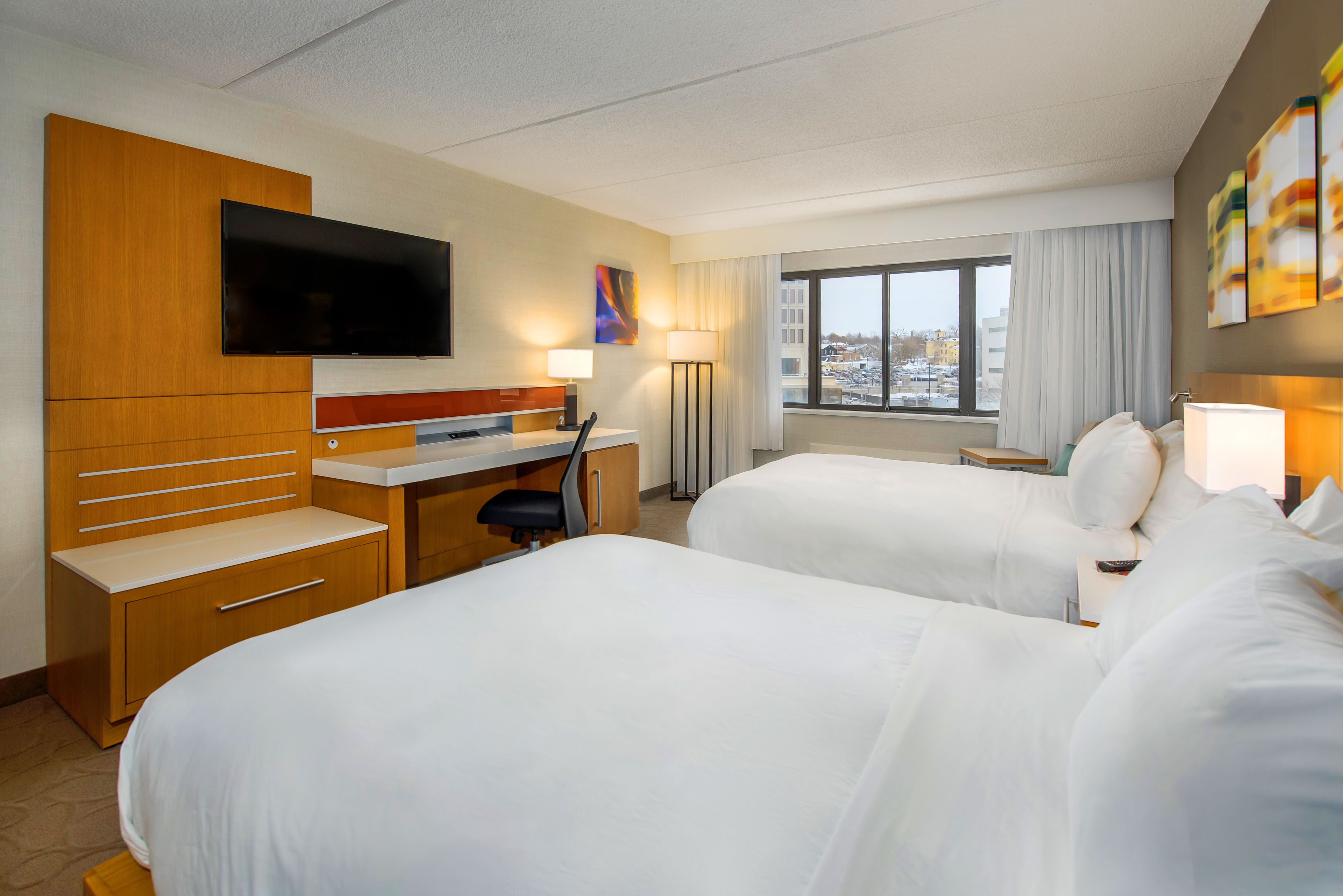 room, 2 double beds, non smoking | down duvets, pillow-top beds, in-room safe, desk