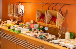 Daily buffet breakfast (EUR 12 per person)