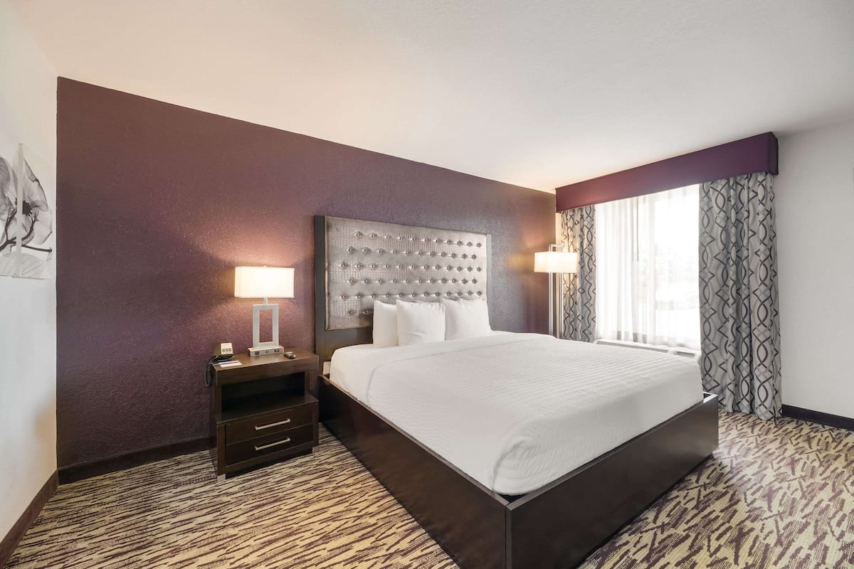 Premium bedding, pillowtop beds, in-room safe, blackout drapes