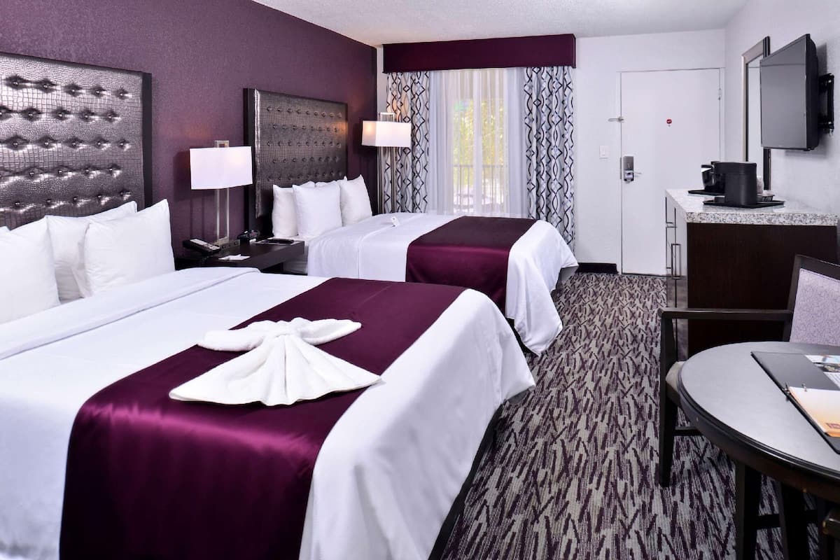 Premium bedding, pillow-top beds, in-room safe, blackout curtains