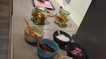 Daily buffet breakfast (EUR 10 per person)