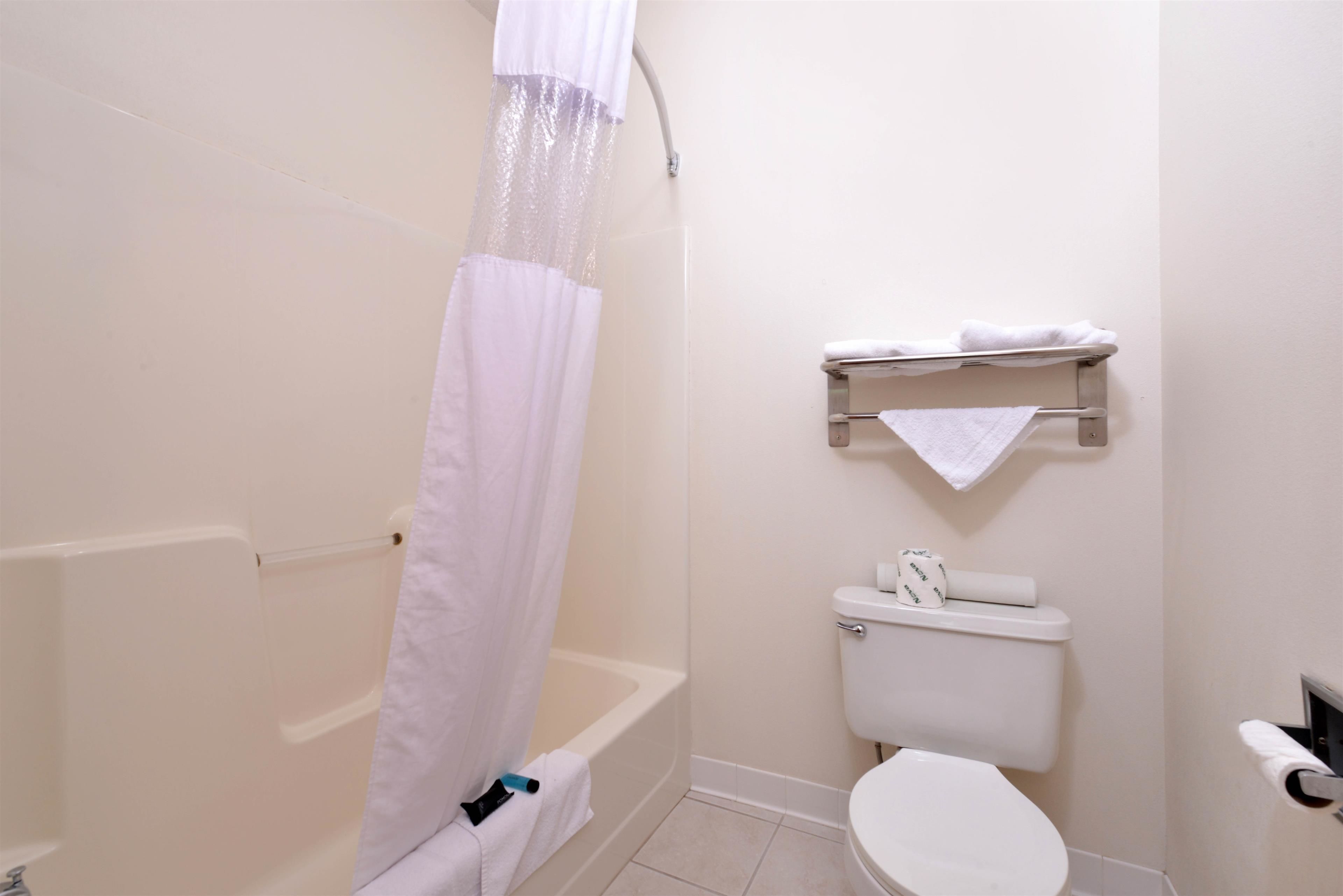 free toiletries, hair dryer, towels, soap