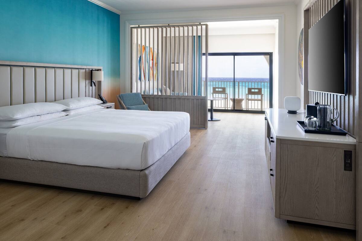 Premium bedding, down duvets, pillow-top beds, in-room safe