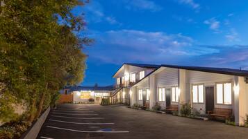 Front of property - evening/night