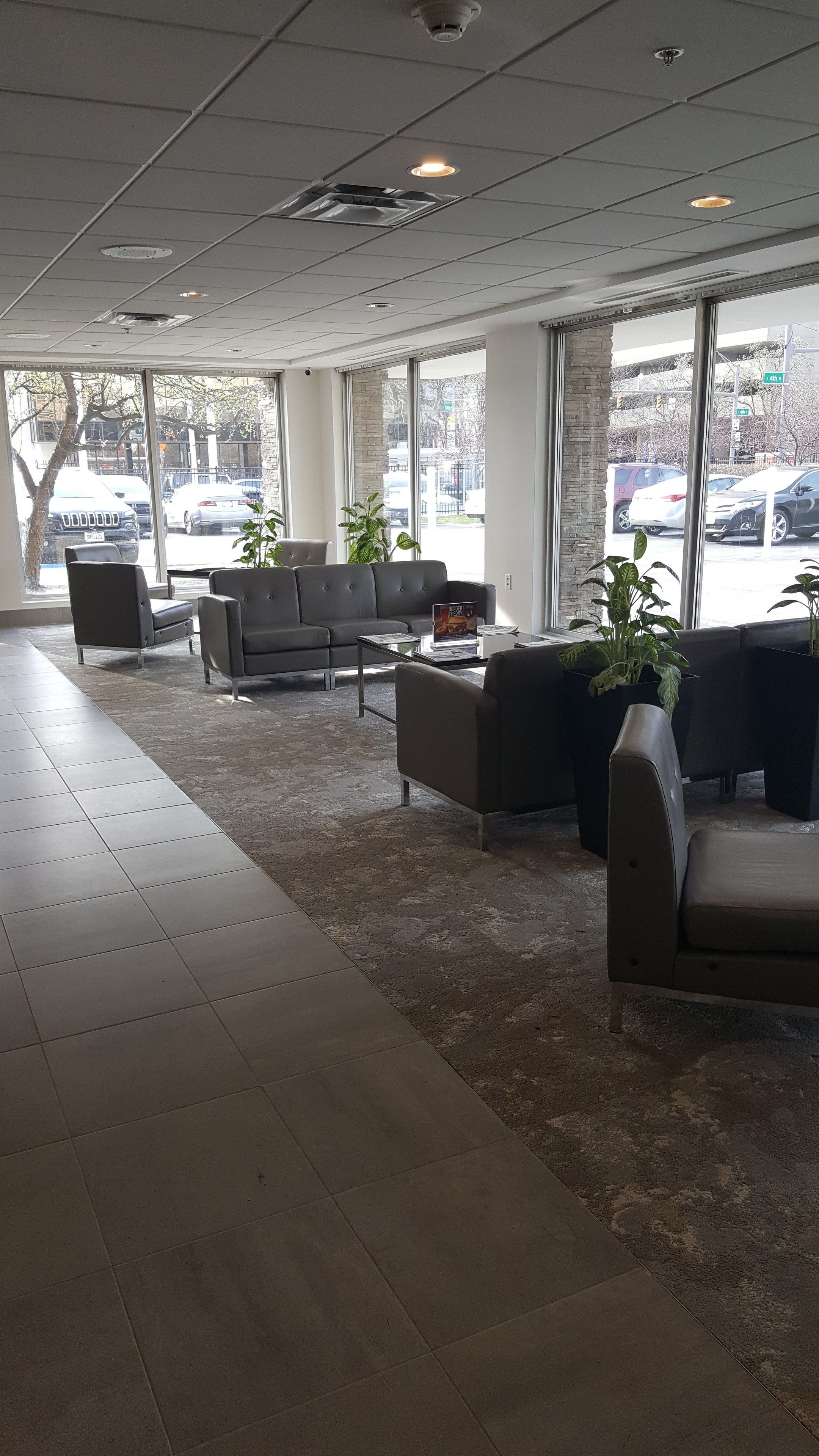 Lobby sitting area