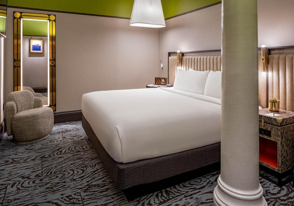 Premium bedding, pillowtop beds, in-room safe, desk