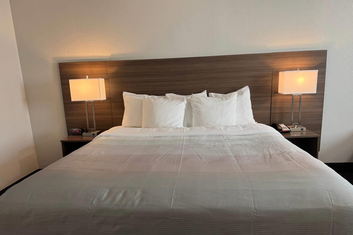 Quarto standard, 1 cama King, para não fumantes | Escrivaninha, ferros/tábuas de passar roupa, berços (sobretaxa)