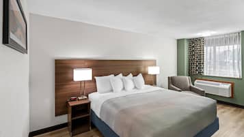 Standard Room, 1 King Bed, Non Smoking | Desk, iron/ironing board, cribs/infant beds, rollaway beds