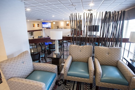 Lobby sitting area. The Hotel@Dayton South