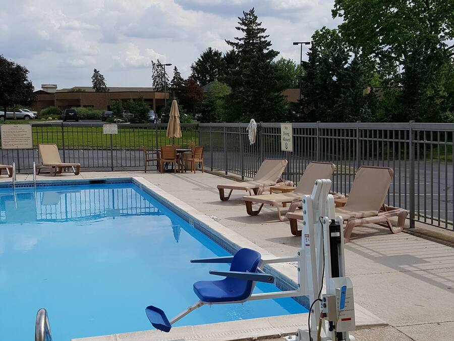 Seasonal outdoor pool