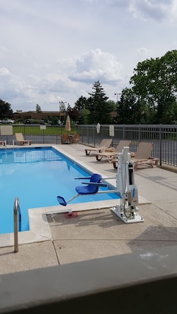 Outdoor pool. The Hotel@Dayton South
