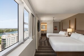 Suite, Multiple Beds (Intraview) | Premium bedding, in-room safe, desk, laptop workspace