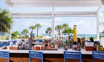 Breakfast, lunch, dinner served; Latin American cuisine, beach views  at Hilton Cabana Miami Beach Resort