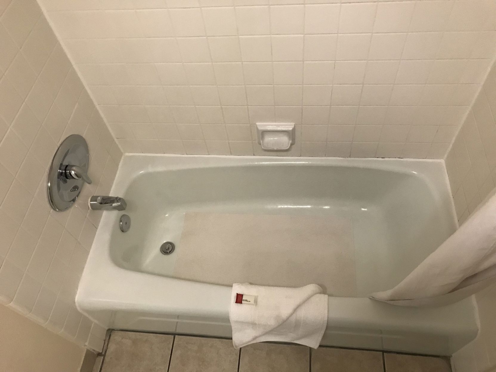 Bathroom | Separate tub and shower, hair dryer, towels