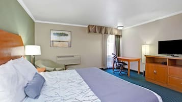 Blackout drapes, iron/ironing board, free cribs/infant beds, free WiFi