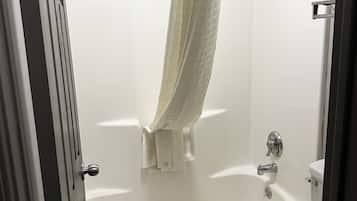 Towels, soap, toilet paper