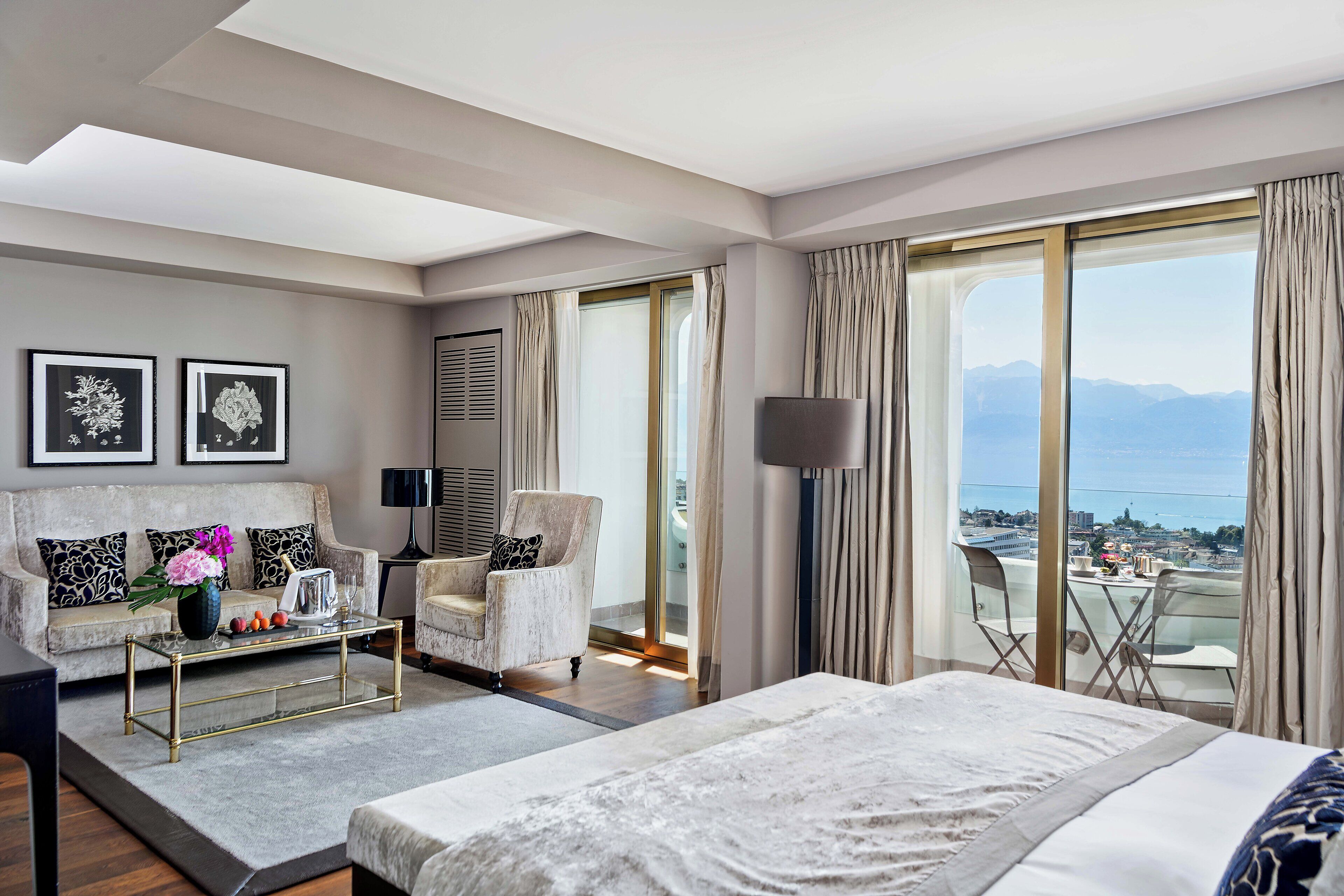 premium bedding, down duvets, minibar, in-room safe