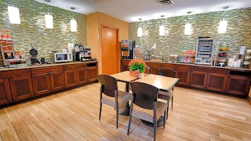 Free daily full breakfast