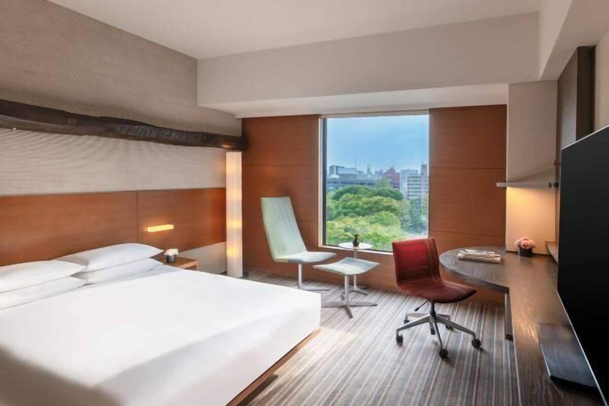 In-room safe, desk, blackout curtains, iron/ironing board (on request)