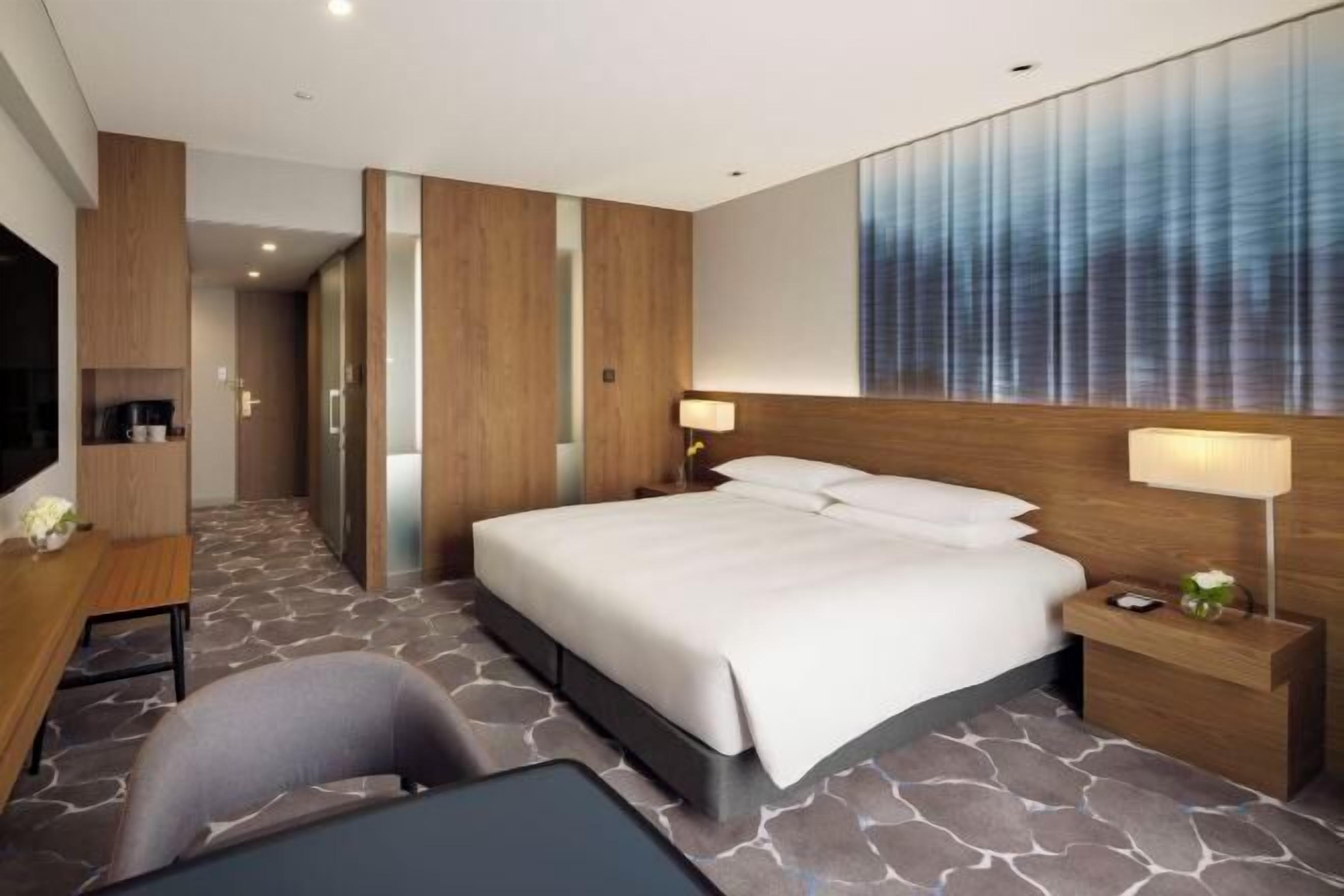 In-room safe, desk, blackout curtains, iron/ironing board